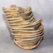 Japanese Antique Sanage Kiln Gray Glazed Yama Chawan Fragment Pottery PCP270 -32