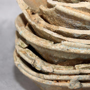 Japanese Antique Sanage Kiln Gray Glazed Yama Chawan Fragment Pottery PCP270 -315