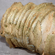 Japanese Antique Sanage Kiln Gray Glazed Yama Chawan Fragment Pottery PCP270 -317