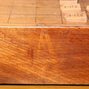 Japanese Antique Wooden Shogi Board with Pieces Go Game Meiji to Early Showa Era11