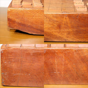 Japanese Antique Wooden Shogi Board with Pieces Go Game Meiji to Early Showa Era6