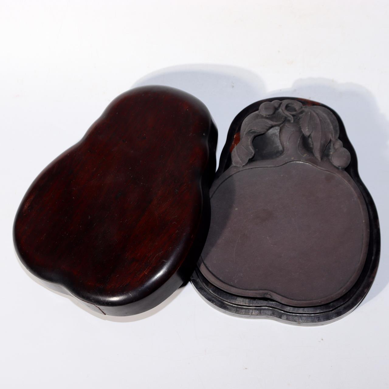 Reserved //Chinese Vintage Duan inkstone Suzuri Calligraphy Scholar’s Tool VG3920