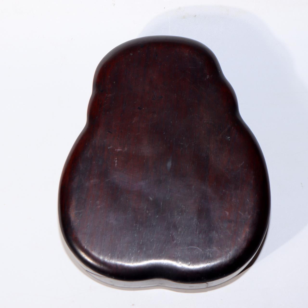 Reserved //Chinese Vintage Duan inkstone Suzuri Calligraphy Scholar’s Tool VG3921