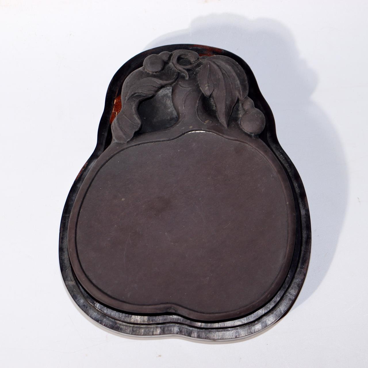 Reserved //Chinese Vintage Duan inkstone Suzuri Calligraphy Scholar’s Tool VG3922