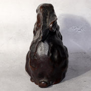 Japanese Bronze Rabbit Figurine Sculpture Ornament Art Work signed BOS9722