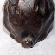 Japanese Bronze Rabbit Figurine Sculpture Ornament Art Work signed BOS97222