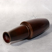 Japanese Bronze Flower Vase Signed artist Tomiyasu Aida Metal Art Ikebana BV68812