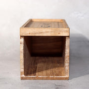 Japanese Bronze Flower Vase Signed artist Tomiyasu Aida Metal Art Ikebana BV68815