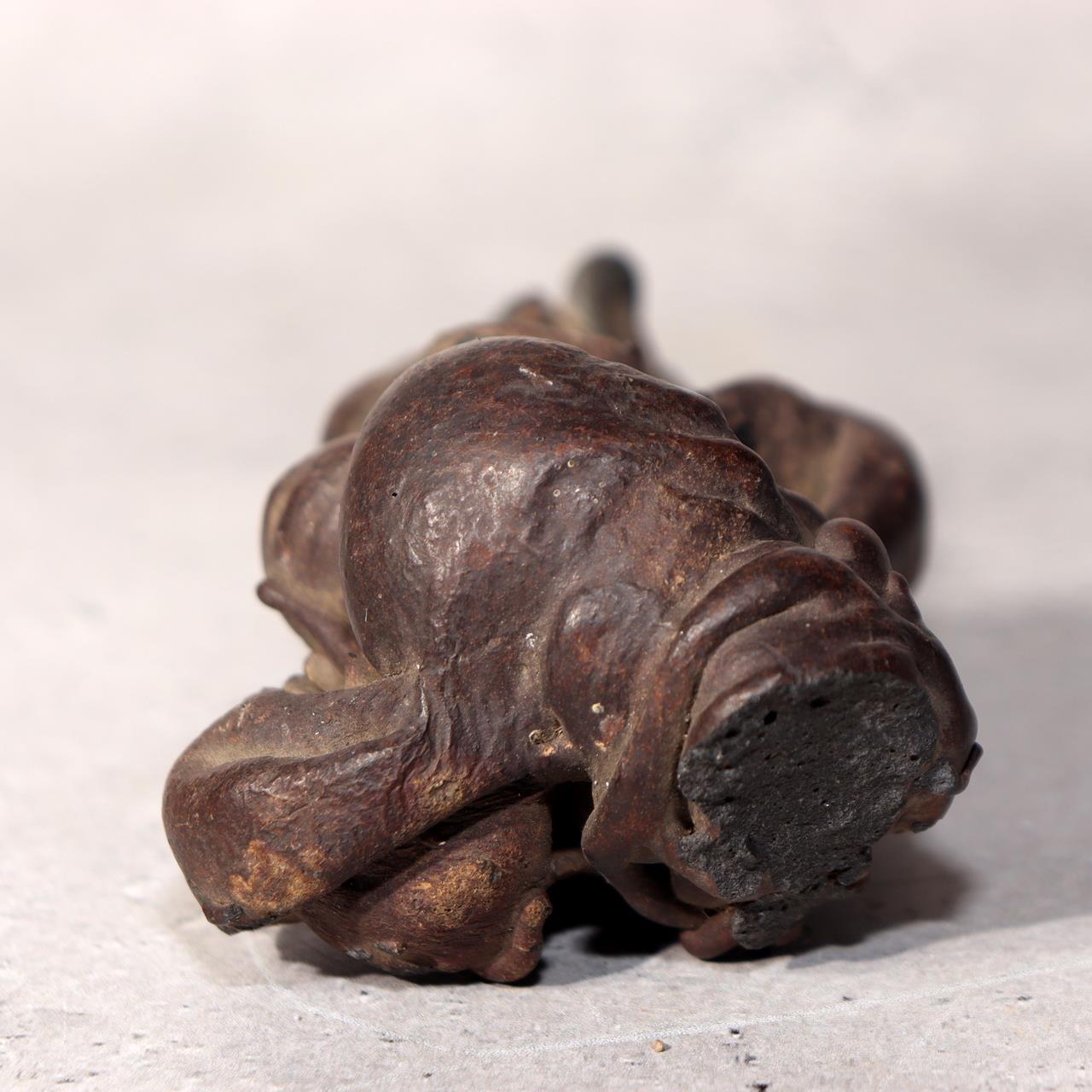 Japanese Natural Lava Stone Volcanic Sculpture Suiseki Art Object SS2123