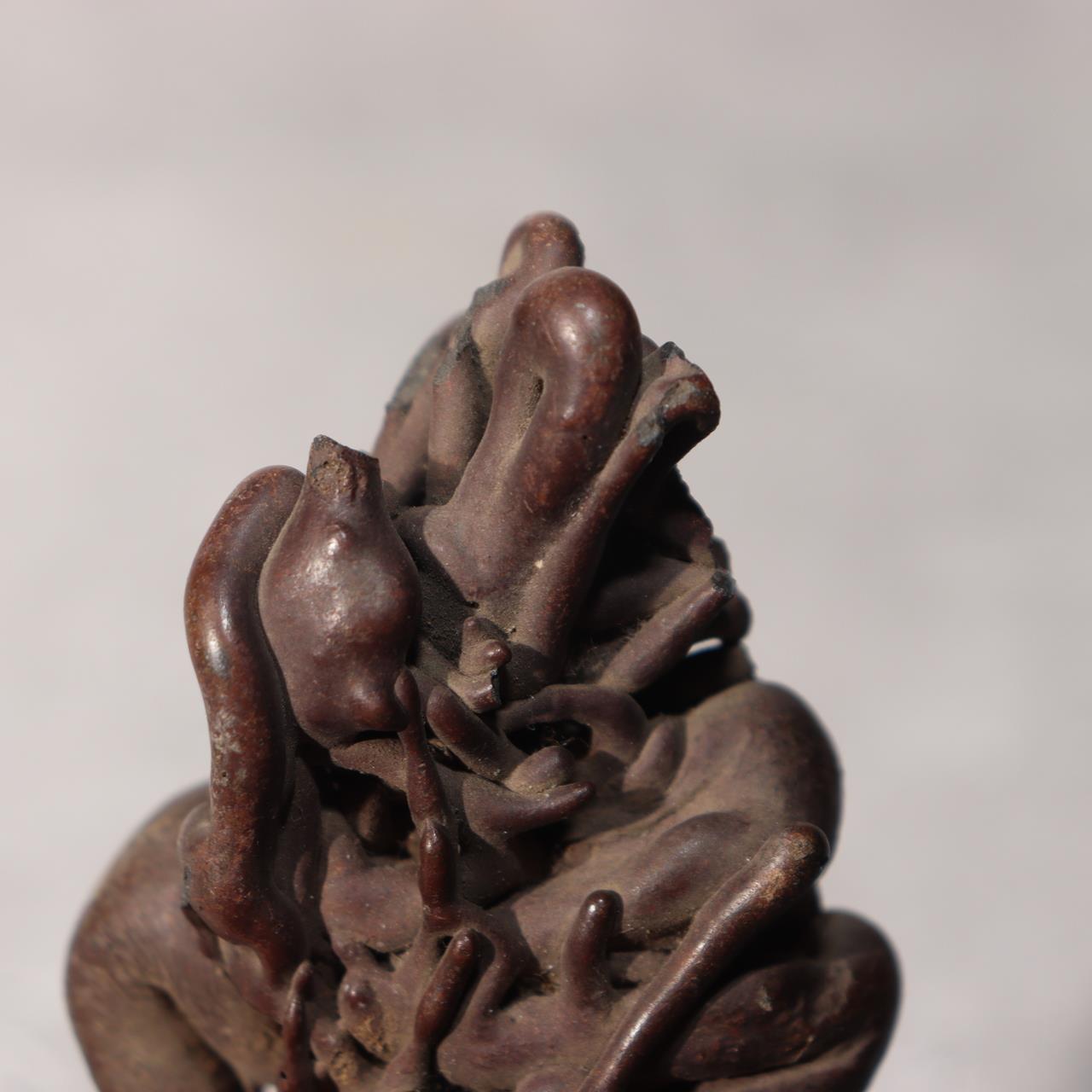 Japanese Natural Lava Stone Volcanic Sculpture Suiseki Art Object SS2124