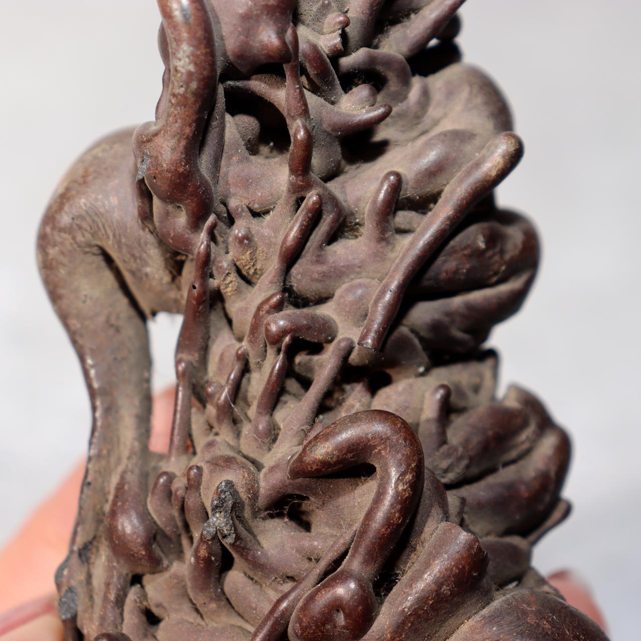 Japanese Natural Lava Stone Volcanic Sculpture Suiseki Art Object SS2125