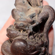 Japanese Natural Lava Stone Volcanic Sculpture Suiseki Art Object SS21211