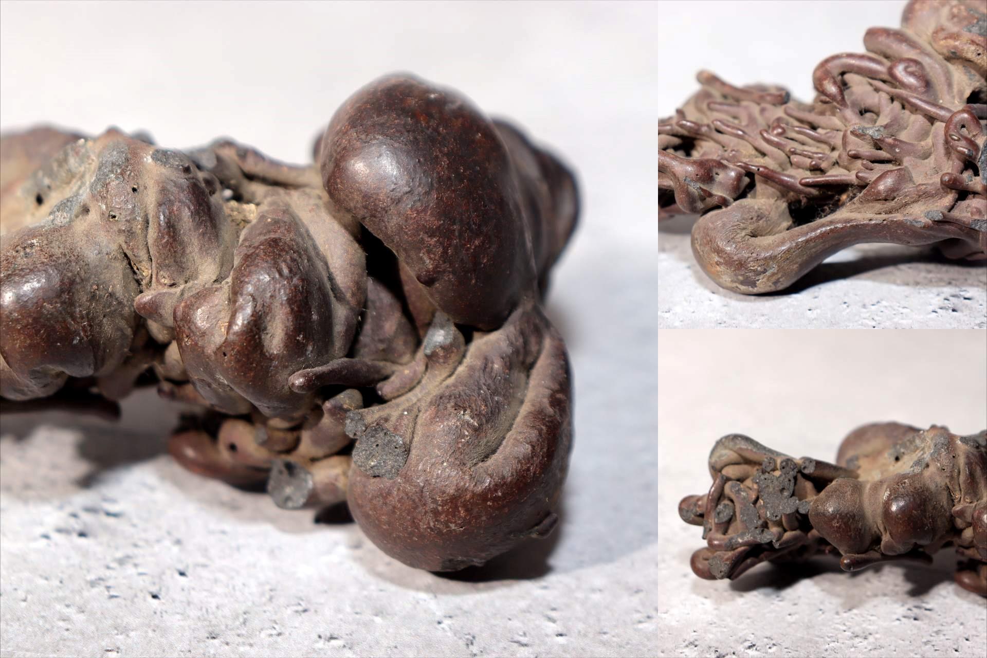 Japanese Natural Lava Stone Volcanic Sculpture Suiseki Art Object SS2129