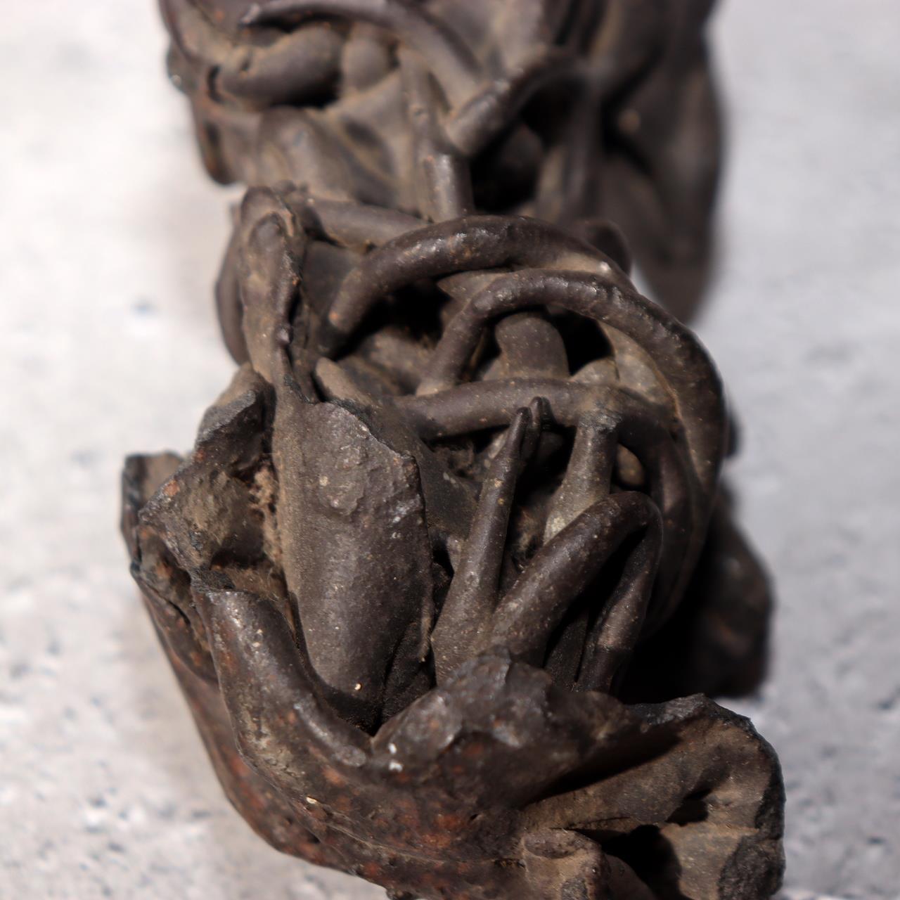 Japanese Natural Lava Stone Volcanic Sculpture Suiseki Art Object SS2136