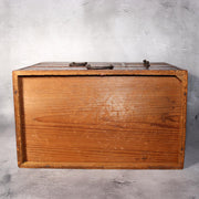 Japanese Wooden Sewing Box Tansu Chest of Drawers Keyaki Wood Vintage Haribako4