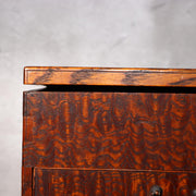 Japanese Wooden Sewing Box Tansu Chest of Drawers Keyaki Wood Vintage Haribako14