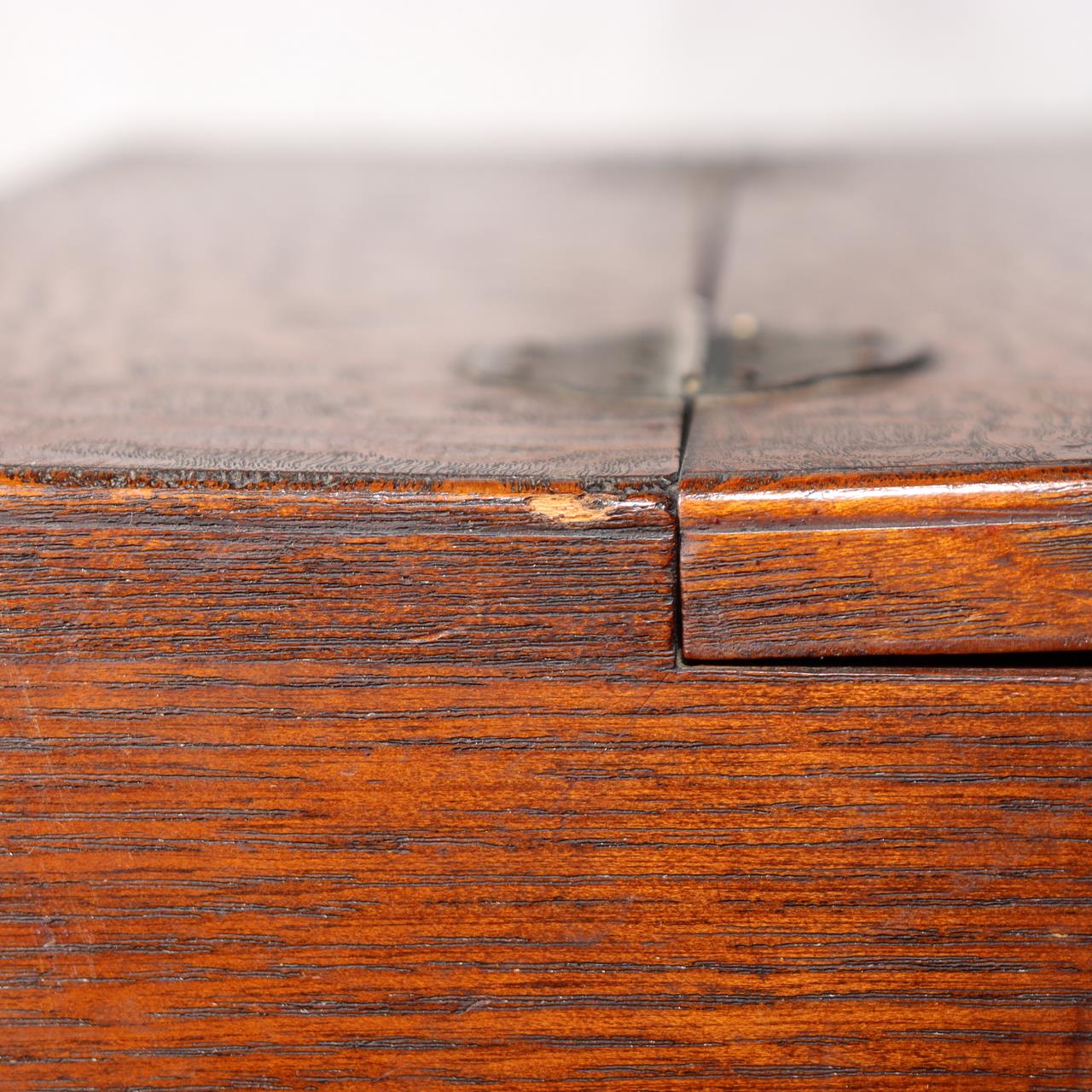 Japanese Wooden Sewing Box Tansu Chest of Drawers Keyaki Wood Vintage Haribako23