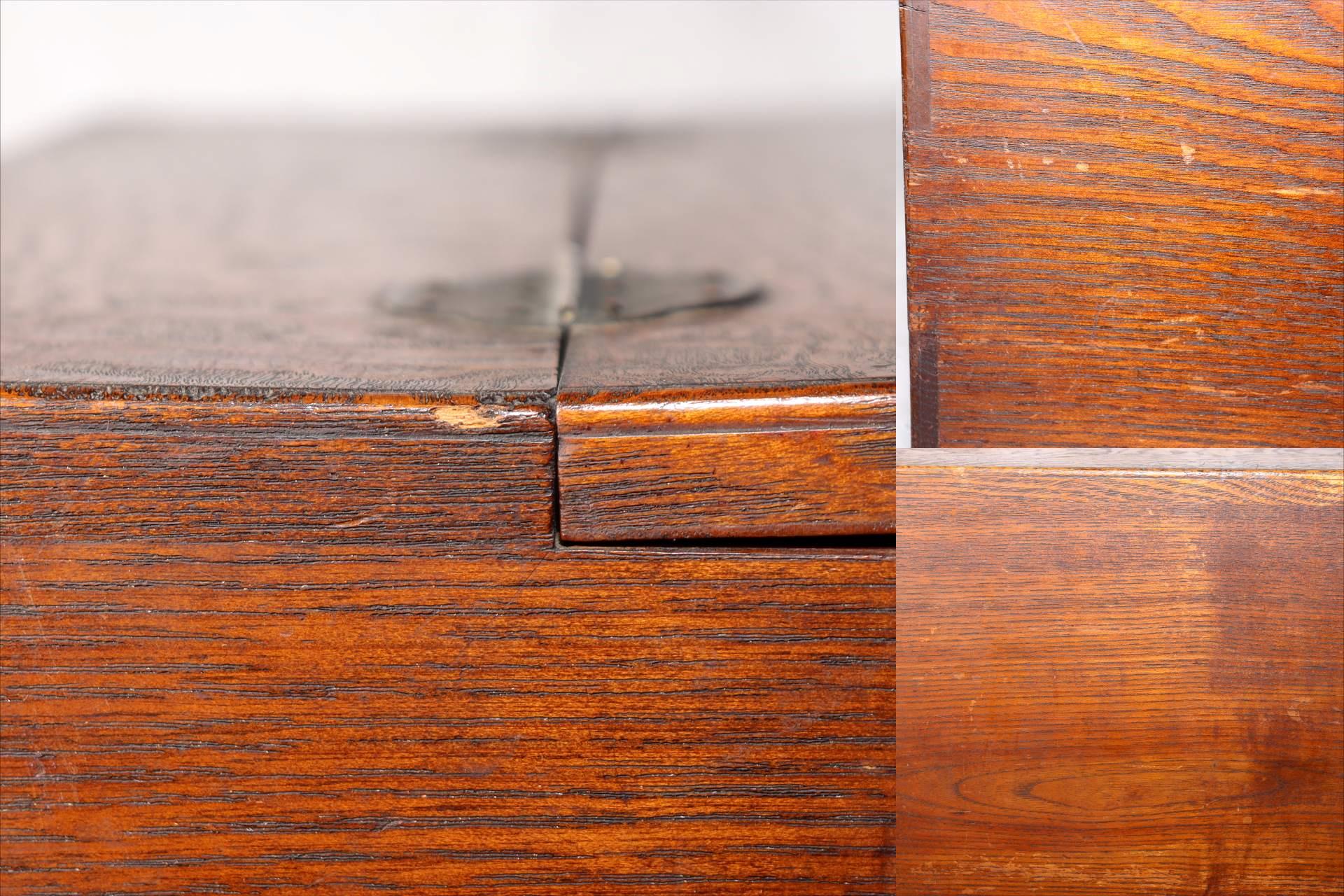 Japanese Wooden Sewing Box Tansu Chest of Drawers Keyaki Wood Vintage Haribako9