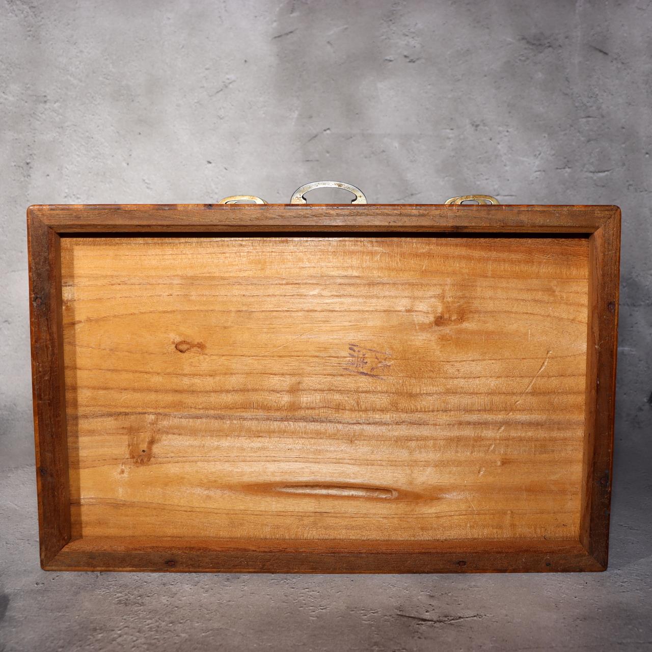 Japanese Wooden Sewing Box Tansu Chest of Drawers Vintage Haribako Storage4