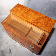 Japanese Wooden Sewing Box Tansu Chest of Drawers Vintage Haribako Storage10