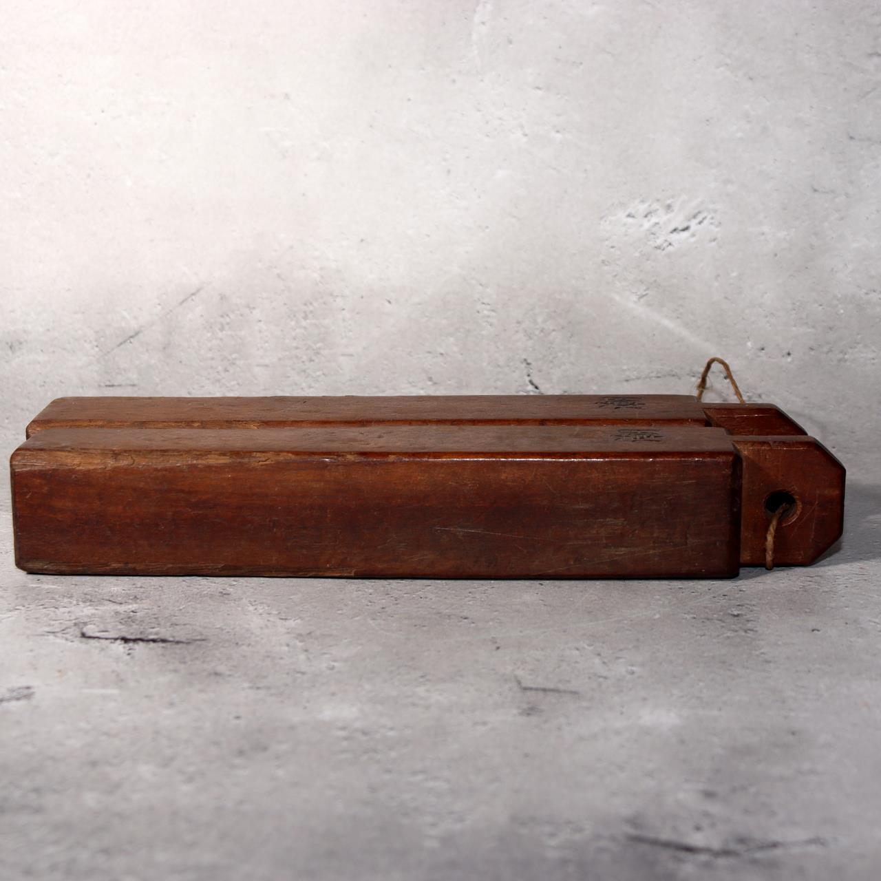 Japanese Wooden Hyoshigi Clappers Traditional Edo Style Folk Instrument WO4814