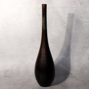 Japanese Vintage Bronze Vase Tall Slim Ikebana Display BV6932