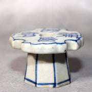 Korean Joseon White Porcelain Rice Cake Stand Used as Japanese Tea Ceremony2