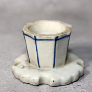 Korean Joseon White Porcelain Rice Cake Stand Used as Japanese Tea Ceremony8
