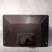 Japanese Shinto Inari Fox Statues with Wooden Zushi Shrine Edo Period Japan14