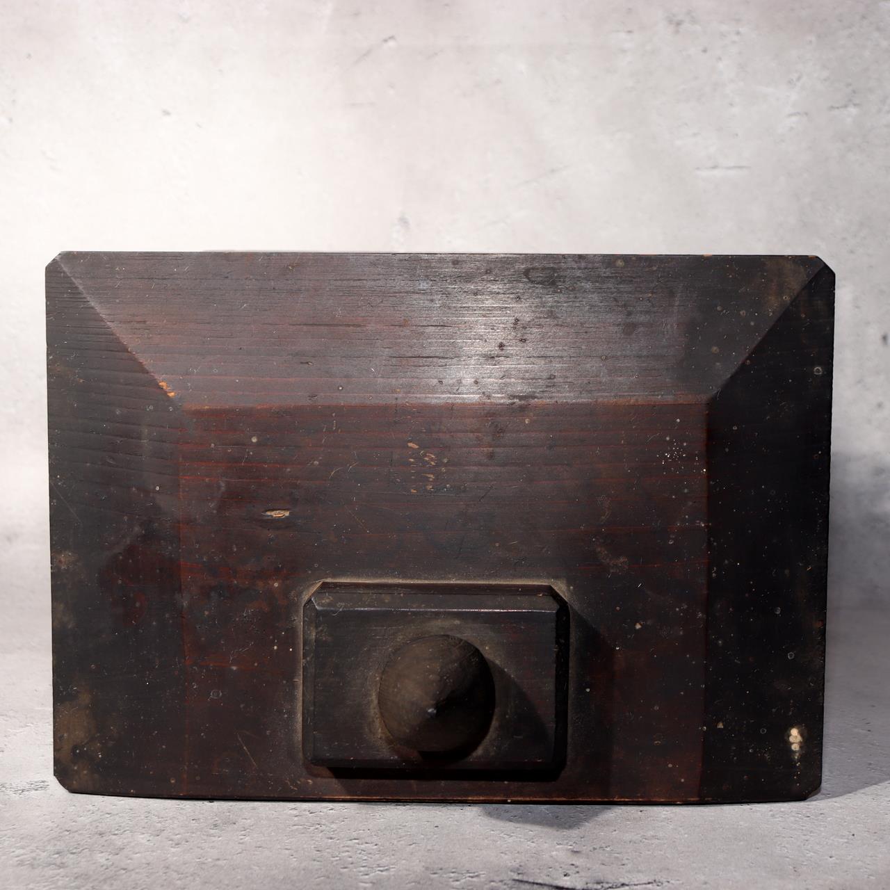 Japanese Shinto Inari Fox Statues with Wooden Zushi Shrine Edo Period Japan14