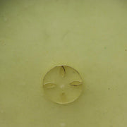 Japanese Ando Cloisonne Vase Yellow Ougyoku Glaze Silver Rim Signed w / Box8