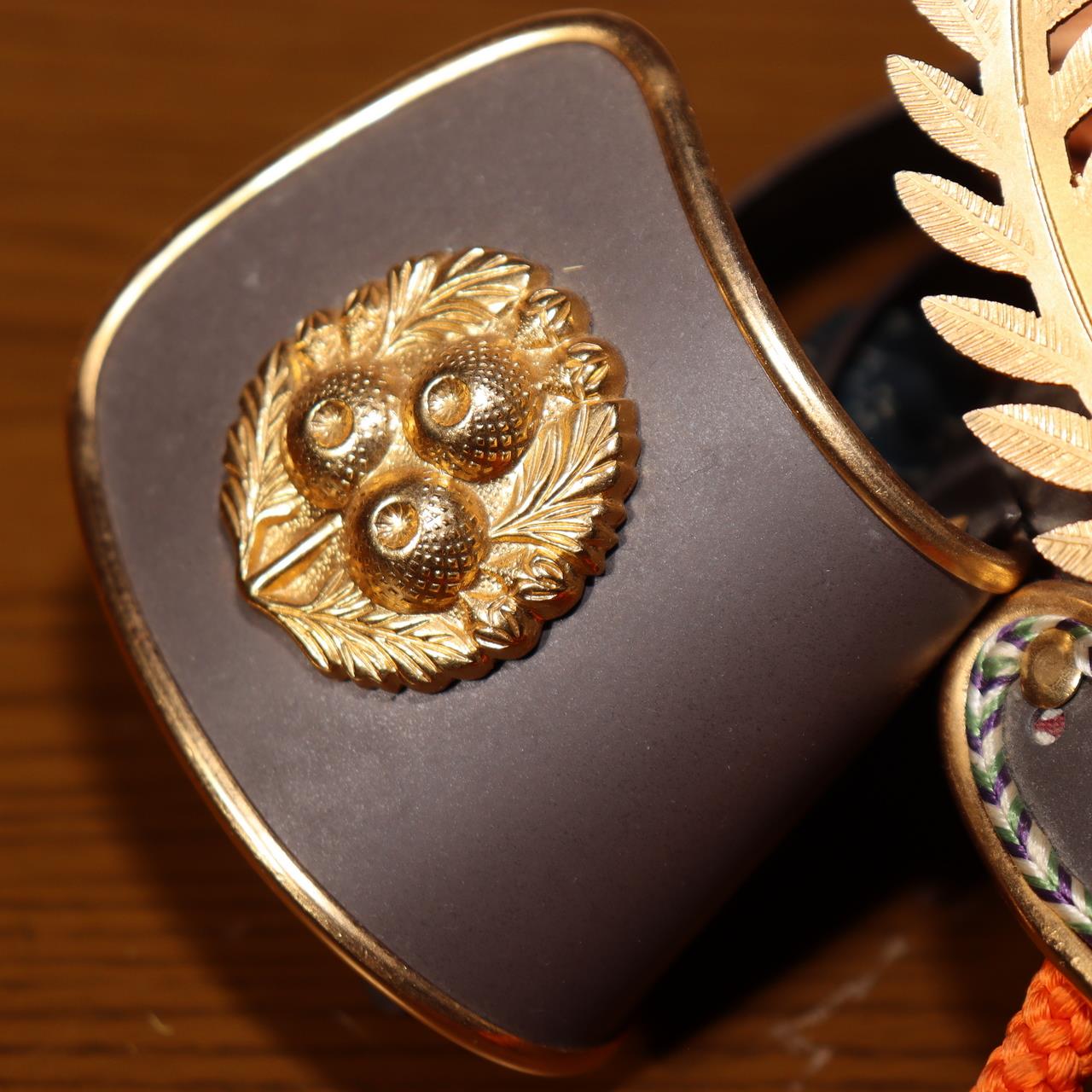 Japanese Samurai Kabuto Helmet Ornament with Stand & Black lacquer Box May Doll11