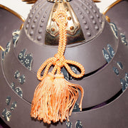 Japanese Samurai Kabuto Helmet Ornament with Stand & Black lacquer Box May Doll15