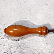 Japanese Vintage Wooden Hand Crank Tool Manual Massager Showa Era Craft VG4094