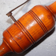 Japanese Vintage Wooden Hand Crank Tool Manual Massager Showa Era Craft VG40910