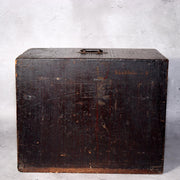 Japanese Antique wooden Kake Suzuribako inkstone box Funa Tansu drawer WBX3342