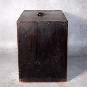 Japanese Antique wooden Kake Suzuribako inkstone box Funa Tansu drawer WBX3343