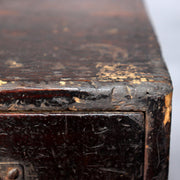 Japanese Antique wooden Kake Suzuribako inkstone box Funa Tansu drawer WBX33417