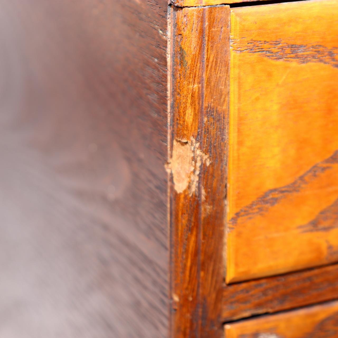 Japanese Vintage Wooden Sewing Box Haribako Tansu Chest Drawers Craft Storage21