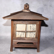Japanese Wooden Lantern Toro Shinto Shrine Temple Cedar WO4840