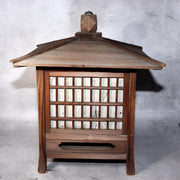 Japanese Wooden Lantern Toro Shinto Shrine Temple Cedar WO4843