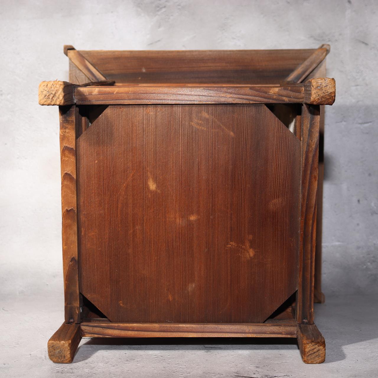 Japanese Wooden Lantern Toro Shinto Shrine Temple Cedar WO4844