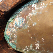 Japanese Wooden Hibachi Brazier Hand-Carved Cat, Lion, Daruma & Noh Mask WO48518