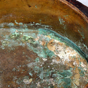 Japanese Wooden Hibachi Brazier Hand-Carved Cat, Lion, Daruma & Noh Mask WO48522