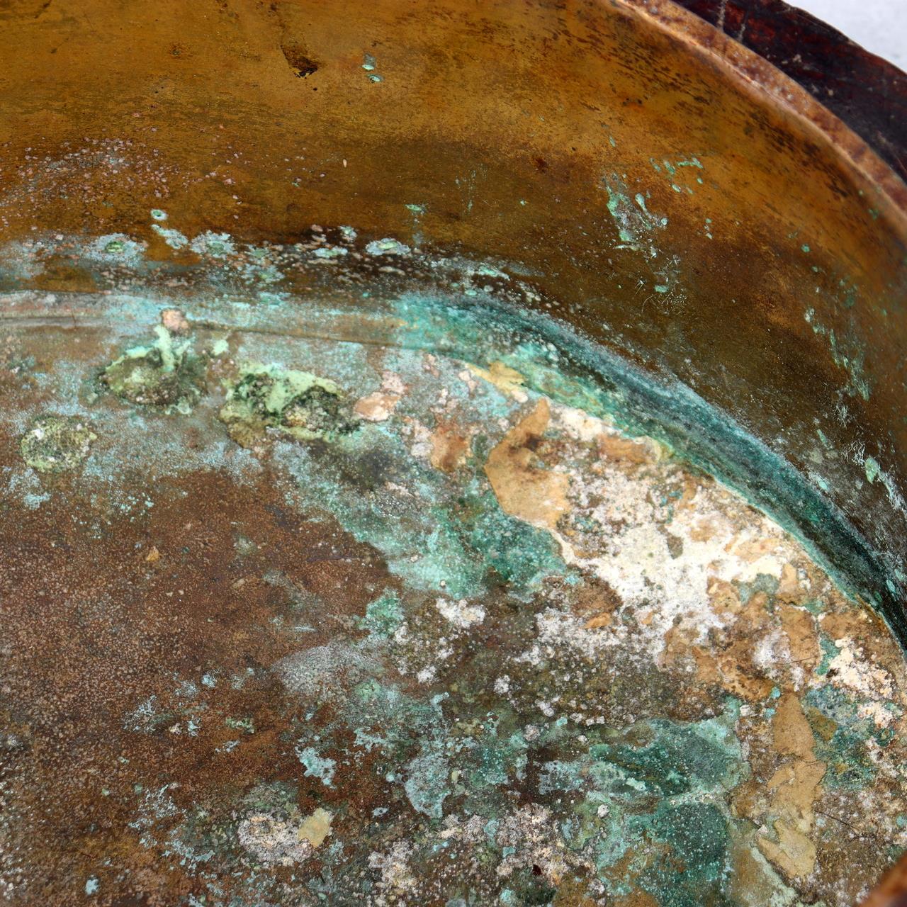 Japanese Wooden Hibachi Brazier Hand-Carved Cat, Lion, Daruma & Noh Mask WO48522