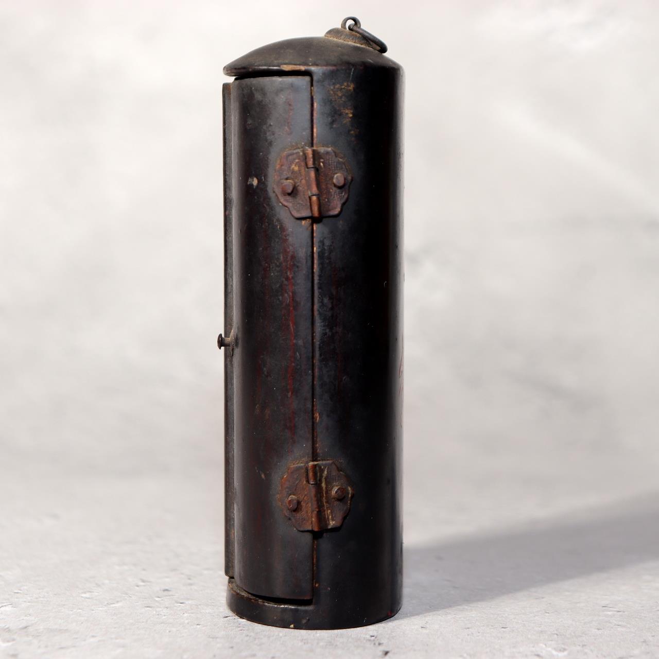 Japanese Wooden Amitabha Buddha Statue Amida Nyorai Zushi WB19817