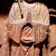 Japanese Wooden Amitabha Buddha Statue Amida Nyorai Zushi WB19816