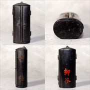 Japanese Wooden Amitabha Buddha Statue Amida Nyorai Zushi WB1985