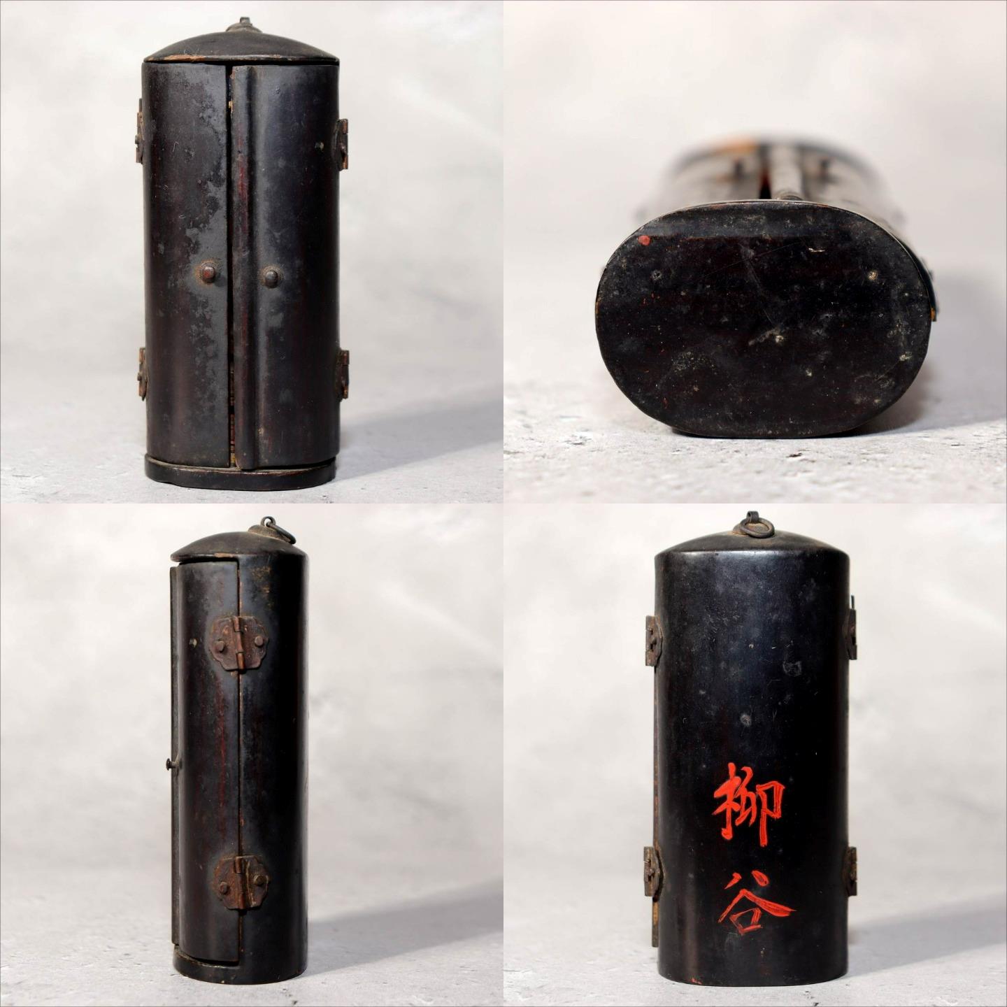 Japanese Wooden Amitabha Buddha Statue Amida Nyorai Zushi WB1985