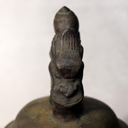 Japanese Antique Bronze Temple Bell Shinto Buddhist Taisho Period Shrine Suzu14